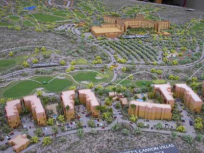Marriott Wildfire Golf Course Model by Upscale Architectural Models, Inc.