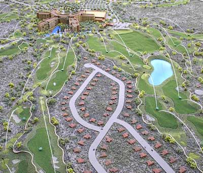 Marriott Wildfire Golf Course Model by Upscale Architectural Models, Inc.