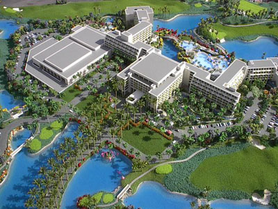 Marriott Desert Springs, Palm Desert, CA, Model by Upscale Architectural Models, Inc.
