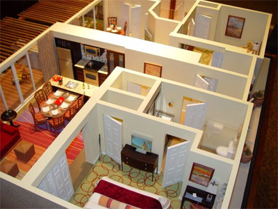 Marriott Deluxe Lockout, Palm Desert, CA Model by Upscale Architectural Models, Inc.