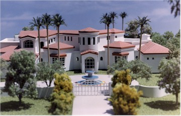 Strasser Development Co., La Place, Paradise Valley, AZ Model by Upscale Architectural Models, Inc.